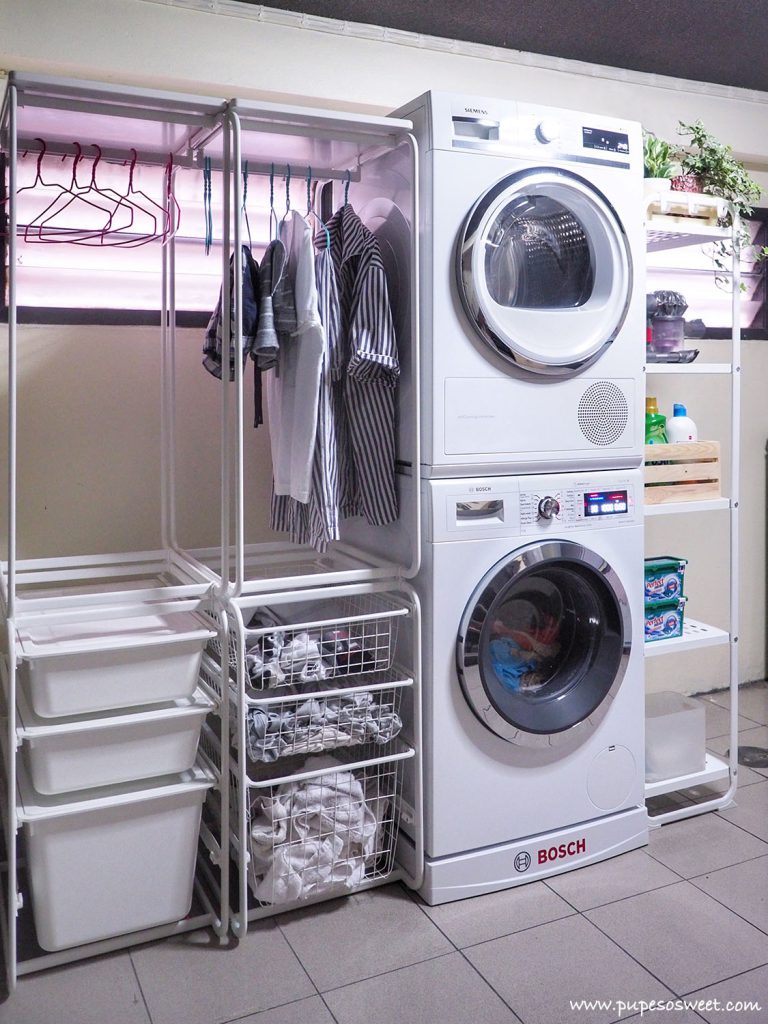 My New Laundry Area #PuPeHomeProject