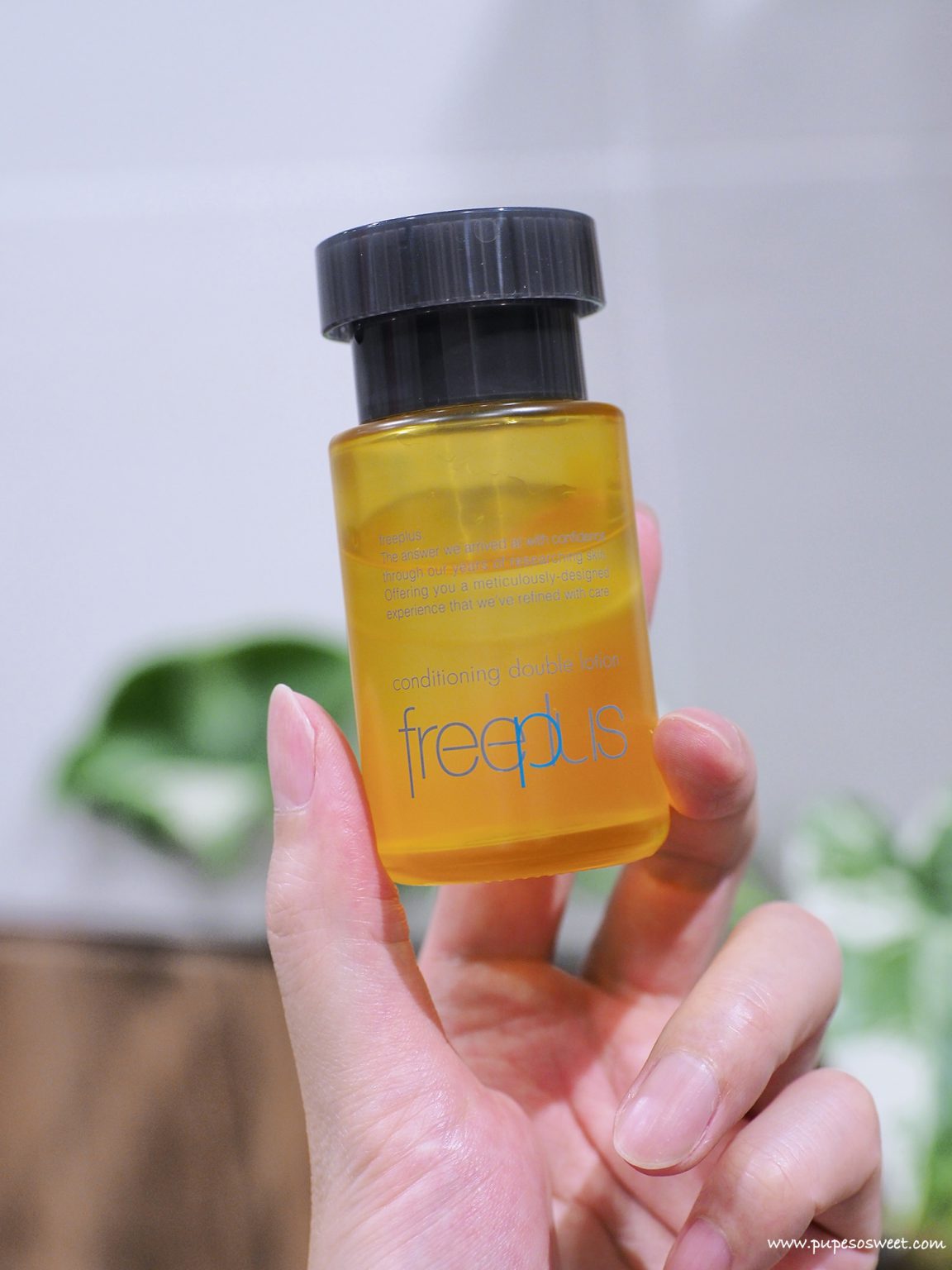 [Review] freeplus : Conditioning Double Lotion